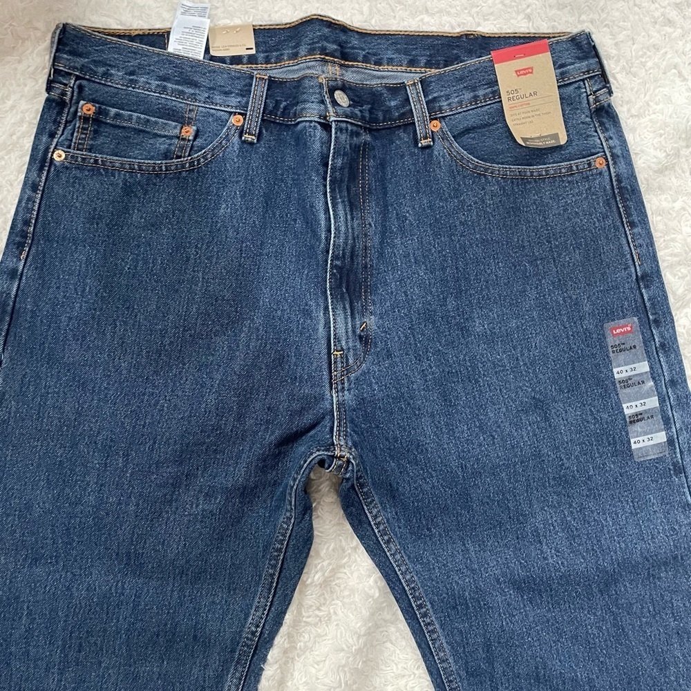 Levi's Dark Blue Straight Men's Jeans